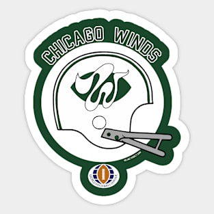 Chicago Winds (World Football League) 1975 Sticker